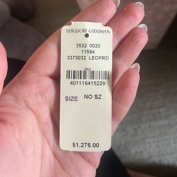 DRIES VAN NOTEN leather leopard tote with shoulder strap - Picture 6 of 12